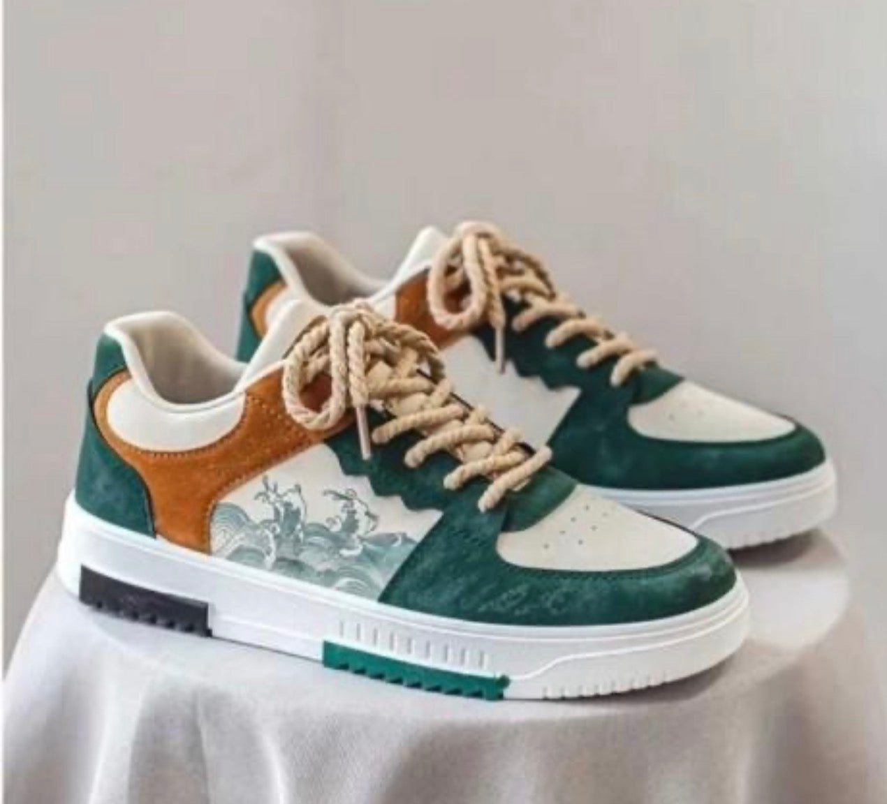 THS Green Casual Sneakers