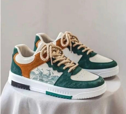 THS Green Casual Sneakers